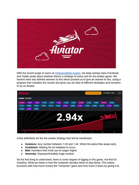 Aviator Strategy Advanced PDF .